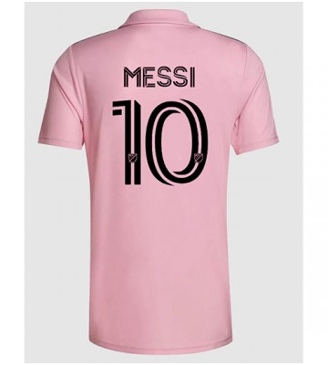 Lacne Muži Futbalové dres Inter Miami Lionel Messi #10 2023-24 Krátky Rukáv - Domáci
